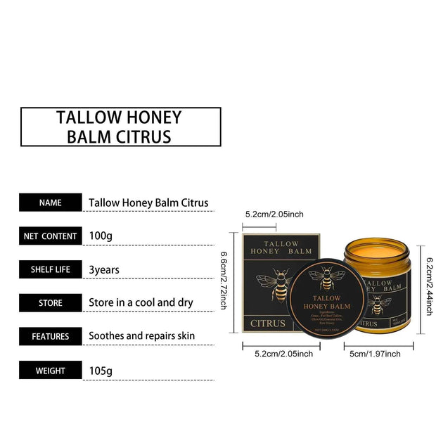 Tallow Honey Cream Moisturizer for Face And Body