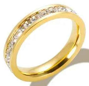 Gold Crystal Zircon Jewelry - Elegant and Dazzling Accessories