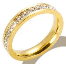 Gold Crystal Zircon Jewelry - Elegant and Dazzling Accessories