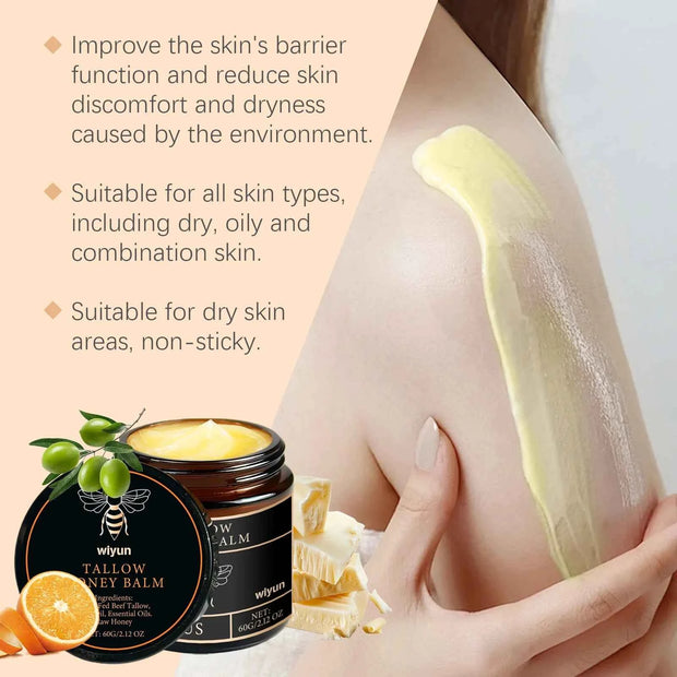 Tallow Honey Cream Moisturizer for Face And Body