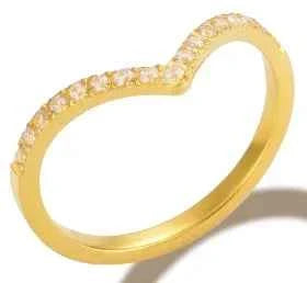 Gold Crystal Zircon Jewelry - Elegant and Dazzling Accessories