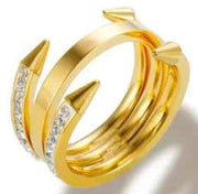 Gold Crystal Zircon Jewelry - Elegant and Dazzling Accessories
